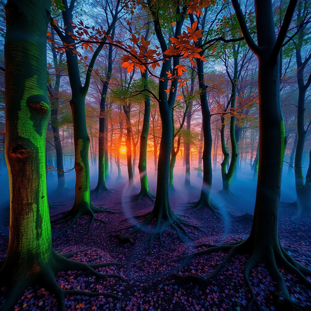 Whispers of the Ancient Mystic Forest Awakening