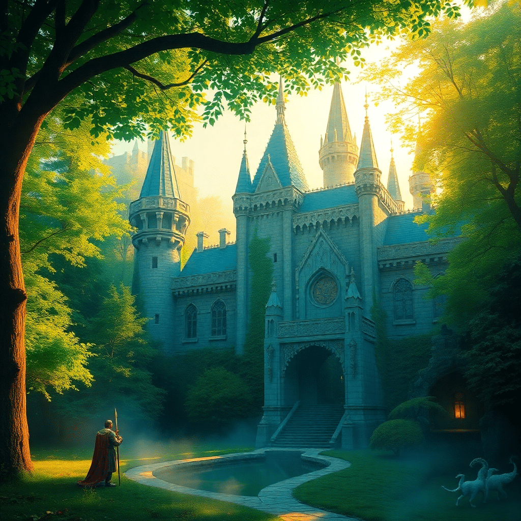 Whispers of Ancient Mysticism in Emerald Haven Castle