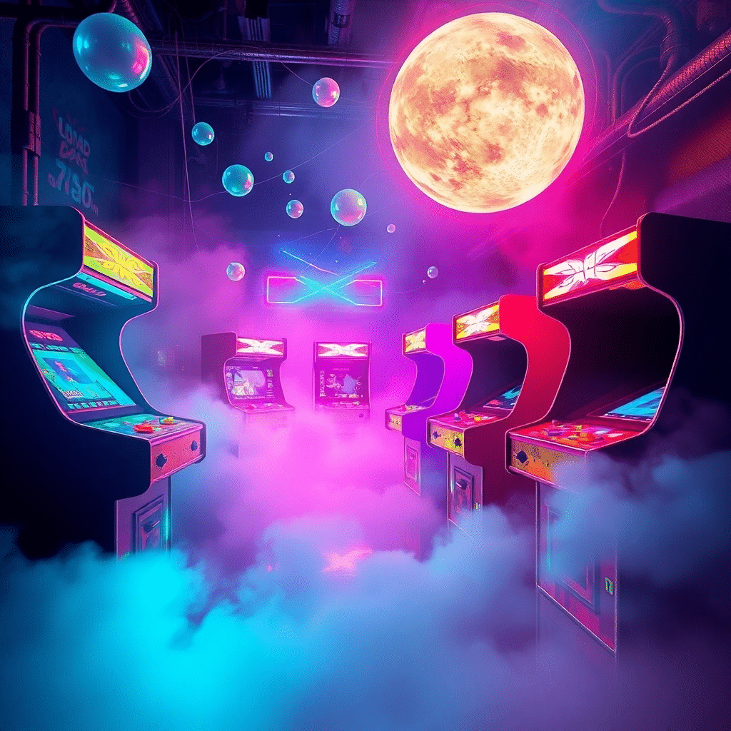 Midnight Arcade Odyssey: Echoes of Neon Dreams