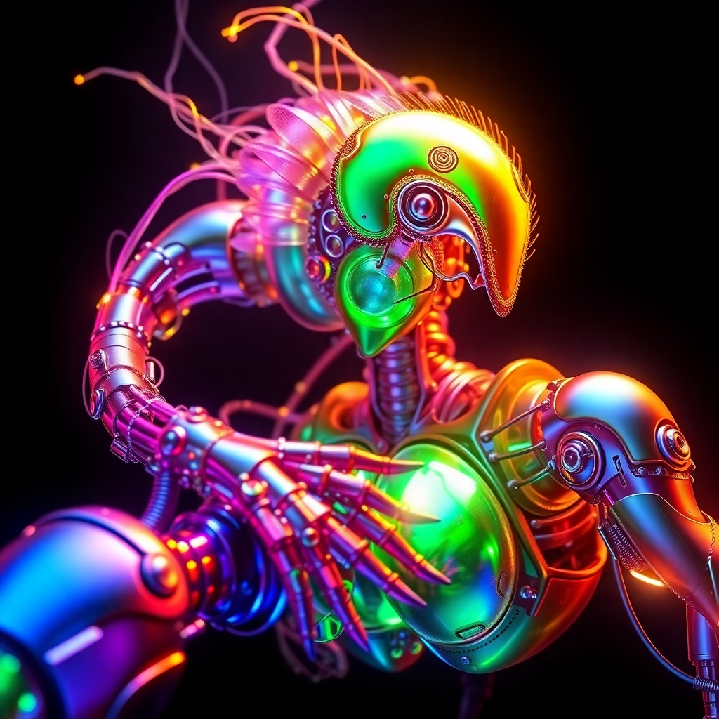 Cybernetic Dreamweaver: Echoes of Digital Evolution