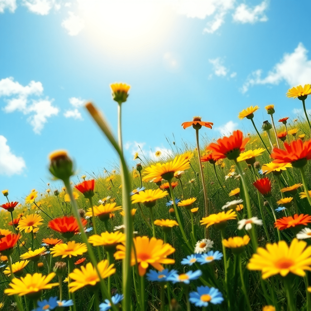Wildflower Wonders of Sunny Meadow Haven