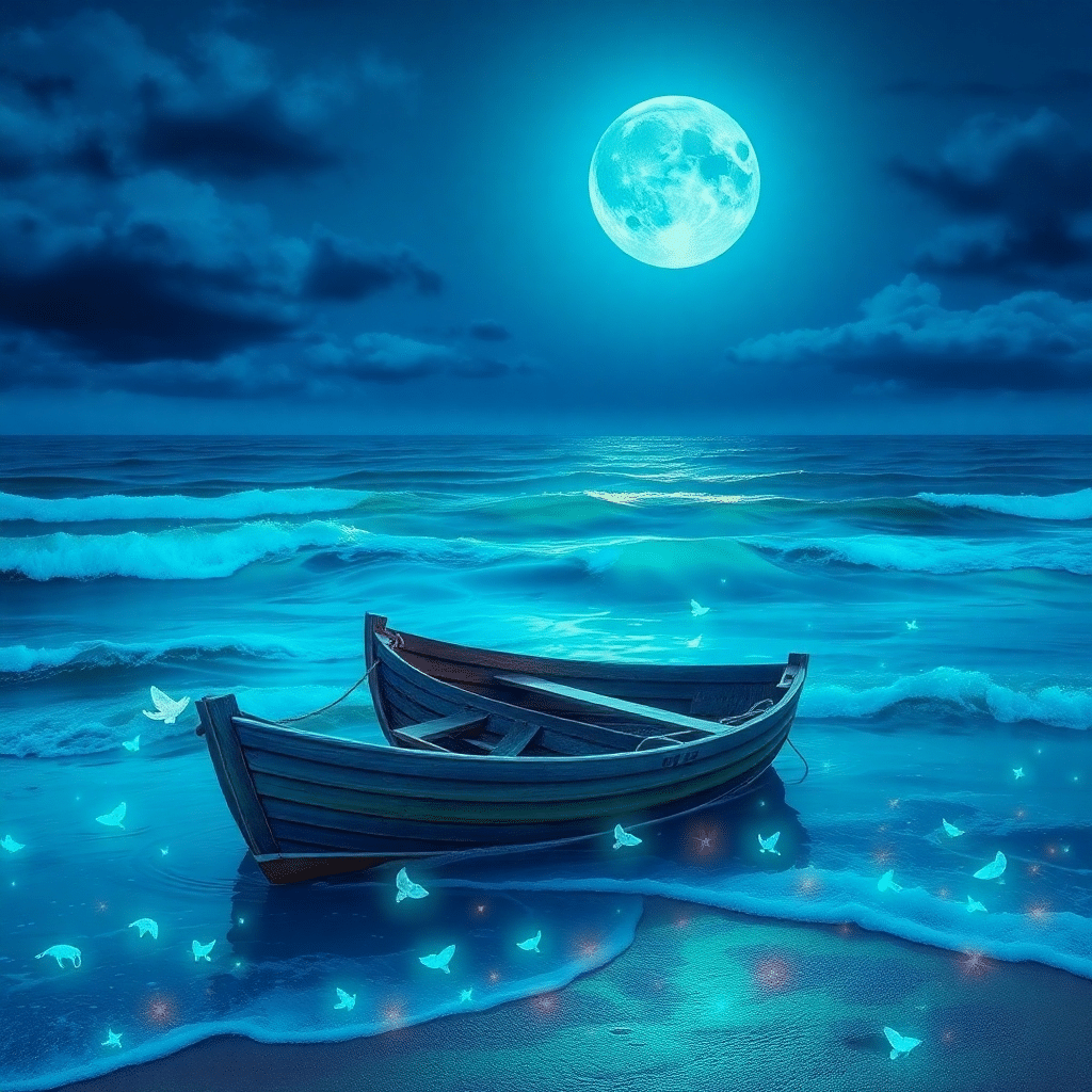 Moonlit Serenade: Whispering Wonders of the Celestial Deep