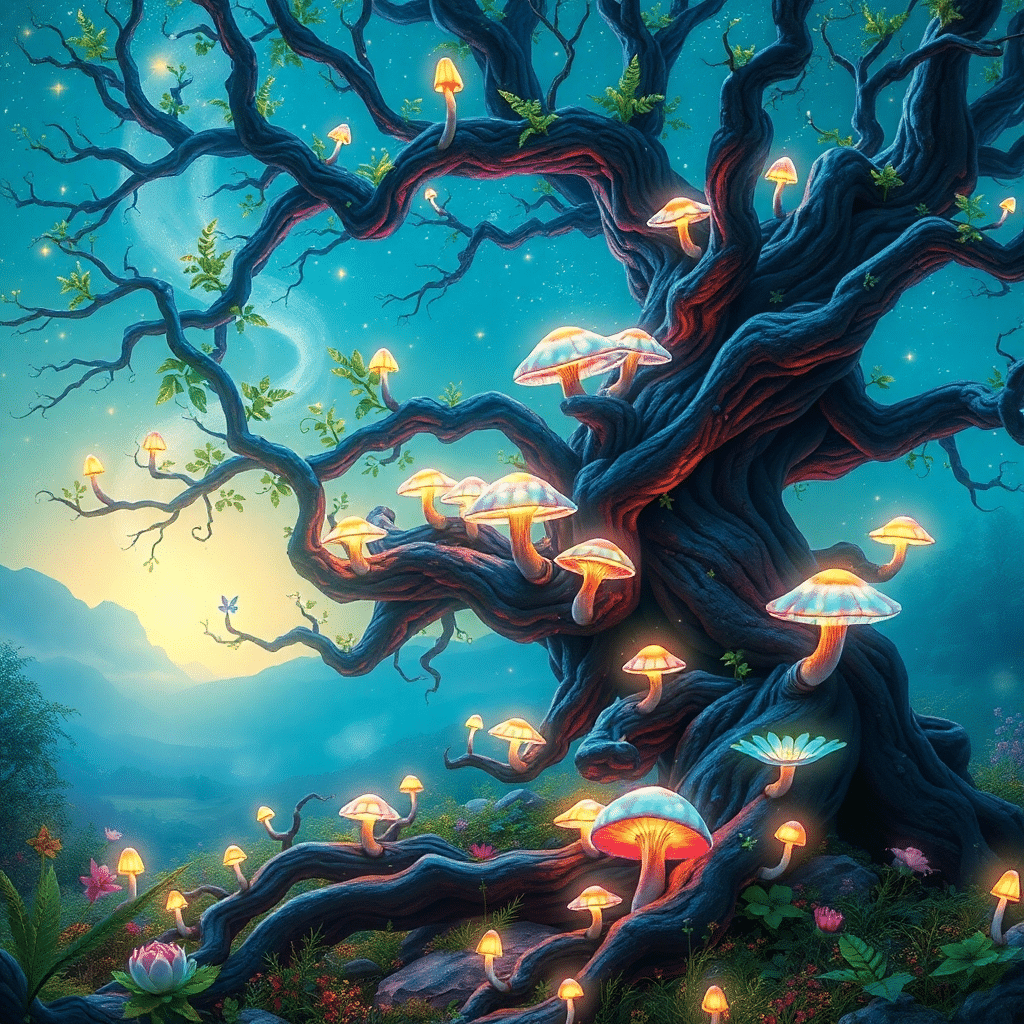 Whispers of the Mystic Moonlit Forest