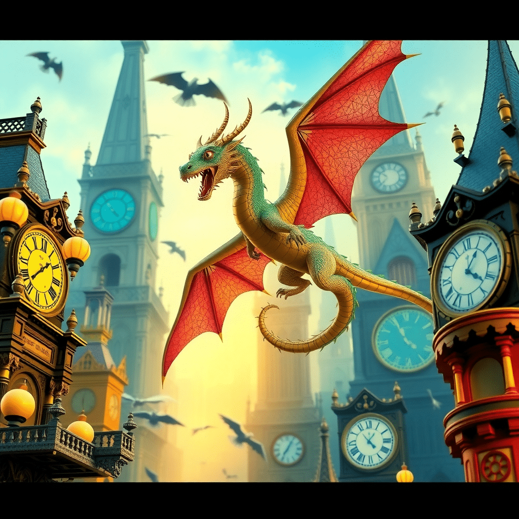 Whirring Wings of the Clockwork Celestial Guardian