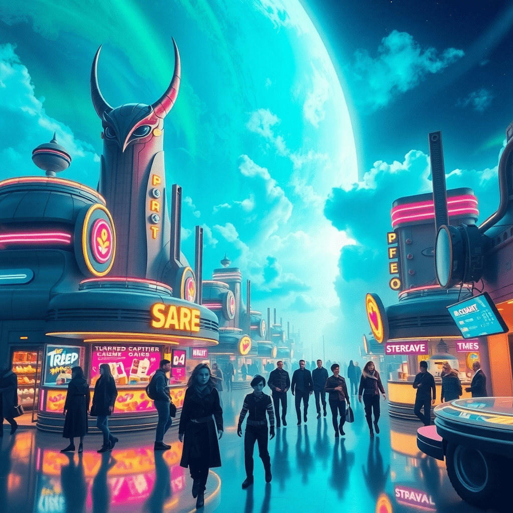 Galactic Oasis of Nova Haven Outpost