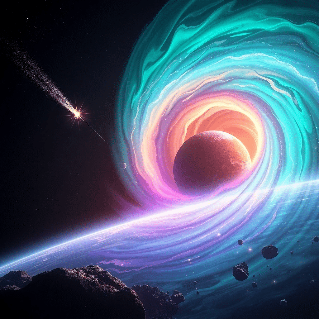 Cosmic Dawn: Celestial Odyssey and the Planet Aurora