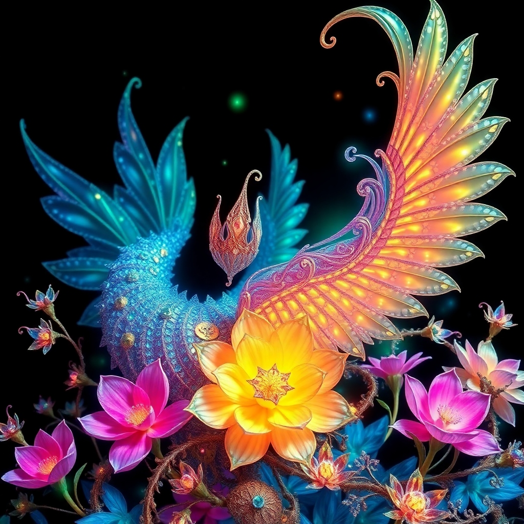 Whispers of the Luminous Realm’s Celestial Guardian