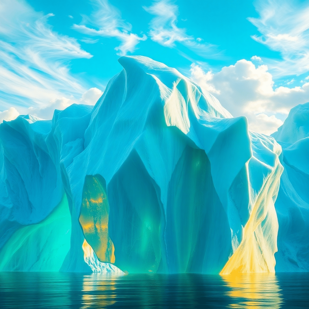 Arctic Oasis: Iridescence of the Frozen Frontier