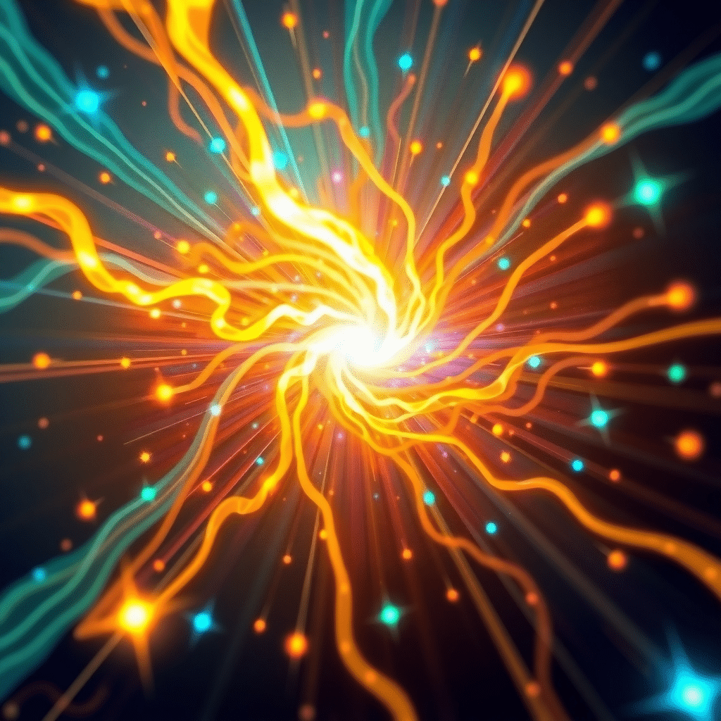 Aurora Quasar: Celestial Vortex of Cosmic Wonder