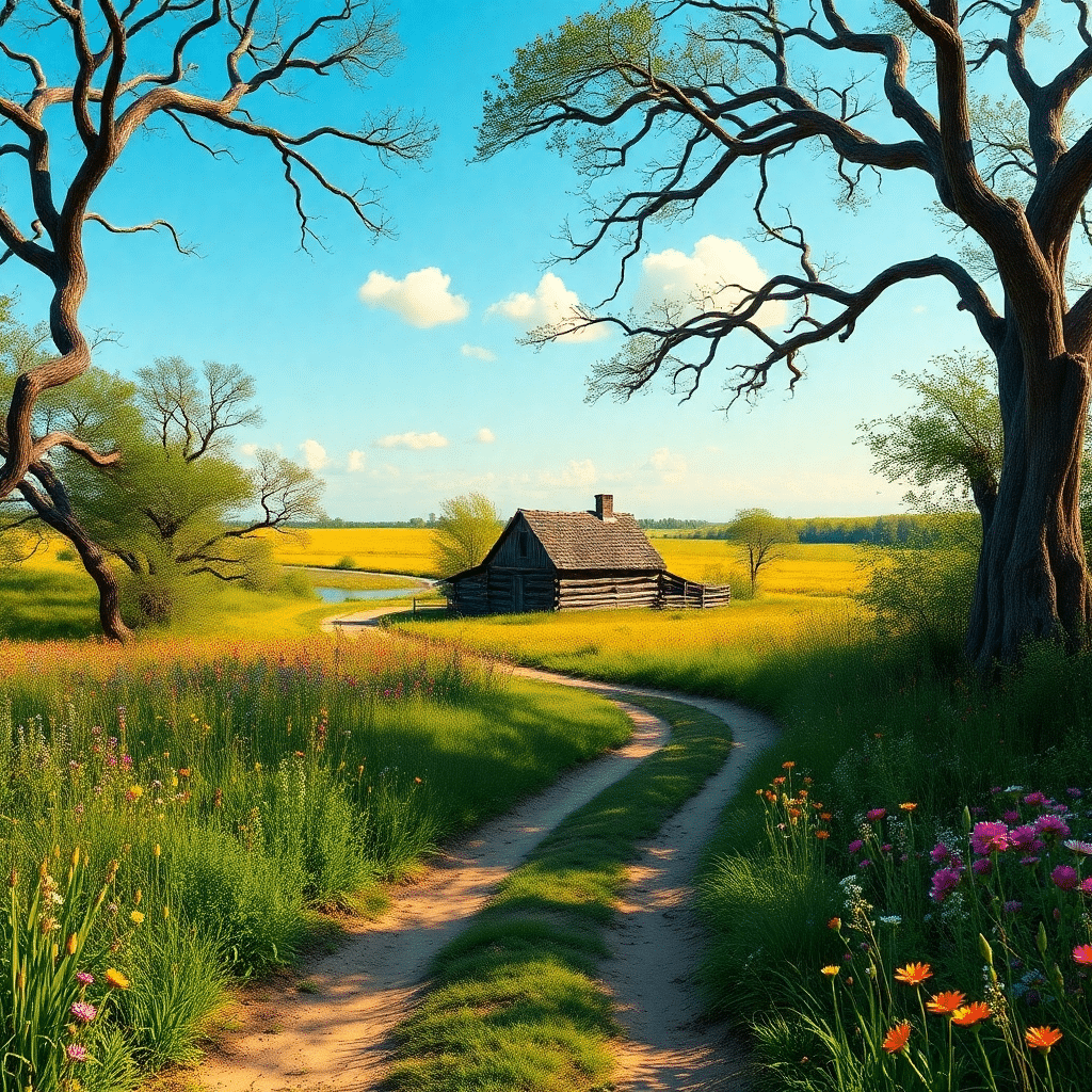 Whispers of Summer Serenity in the Countryside