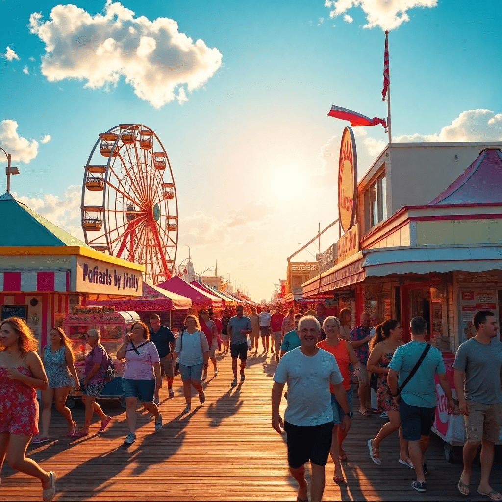 Summer Delight on the Turquoise Breeze Boardwalk