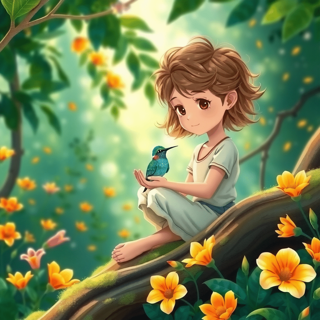 Whispers of Wonder: Luna’s Forest Encounter