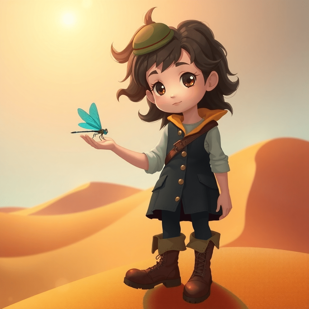 Sandlit Serenade of Aurora, Guardian of Dream Dunes