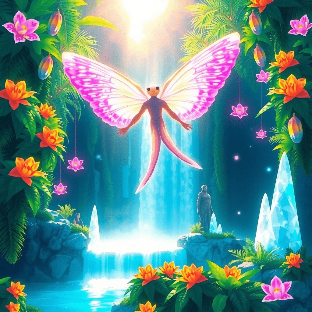 Ethereal Haven of Luminaria, Guardian of the Falls