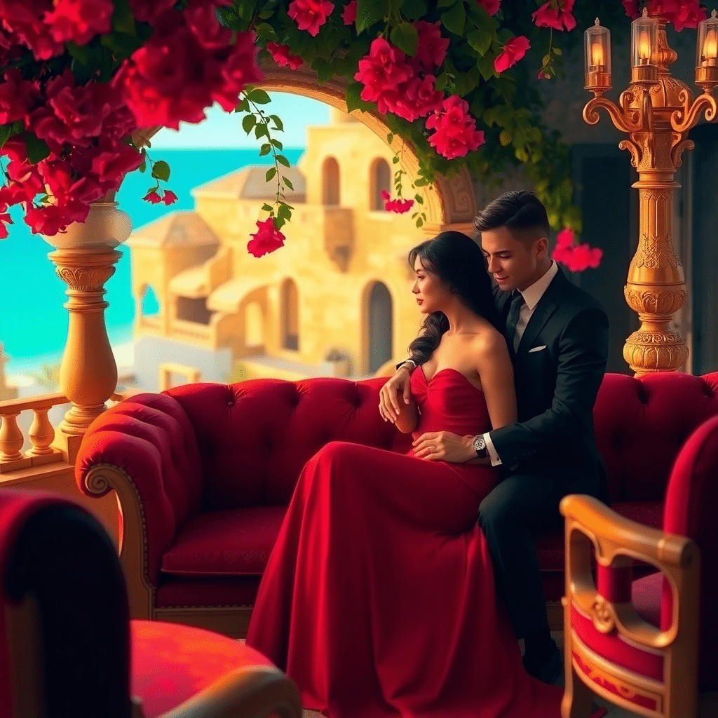 Whispers of Elegance in Secluded Ocean Breeze Affair