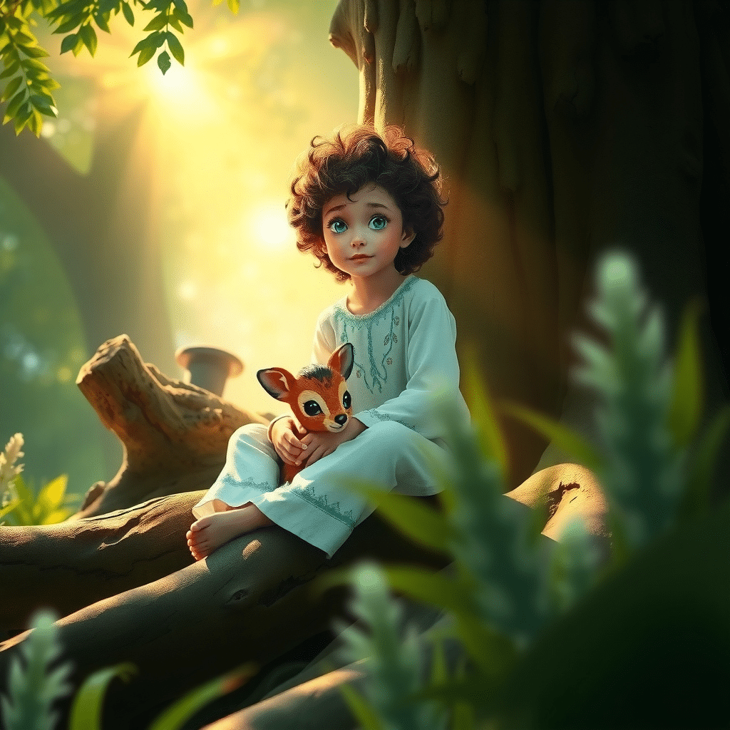 Whispers of Wonder in the Glimmering Glade