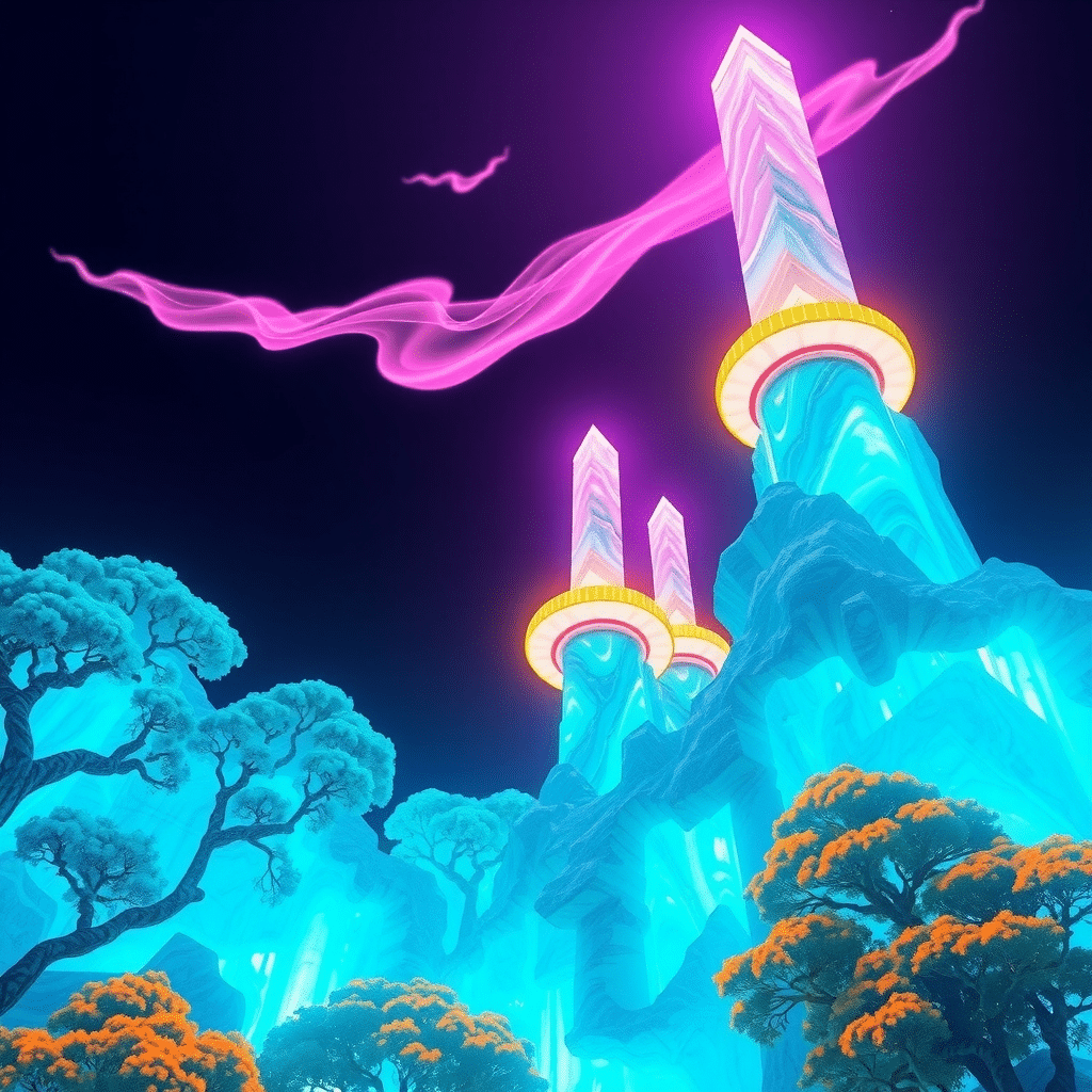Whispers of Celestial Serenity: Orbital Oasis Awakening