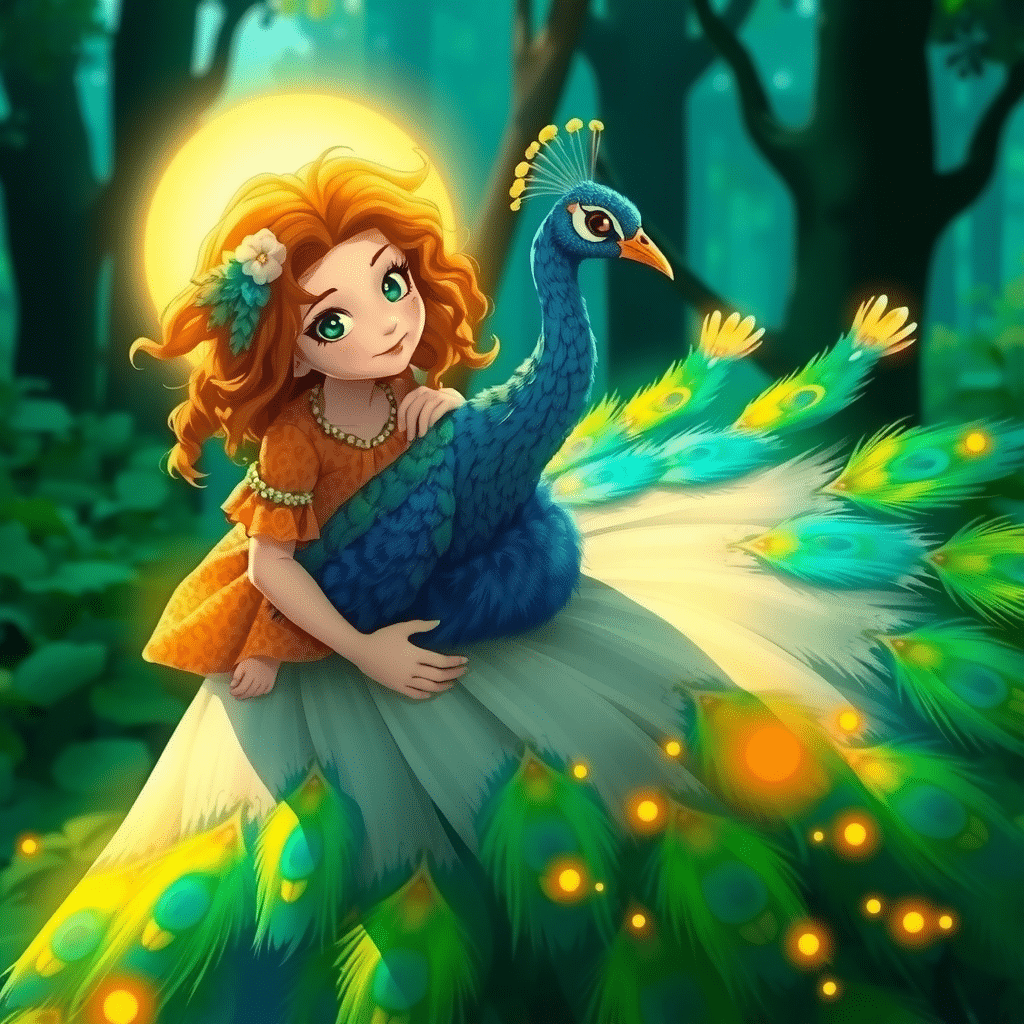 Whispers of Enchantment on the Peacock’s Back

Luna the Starweaver