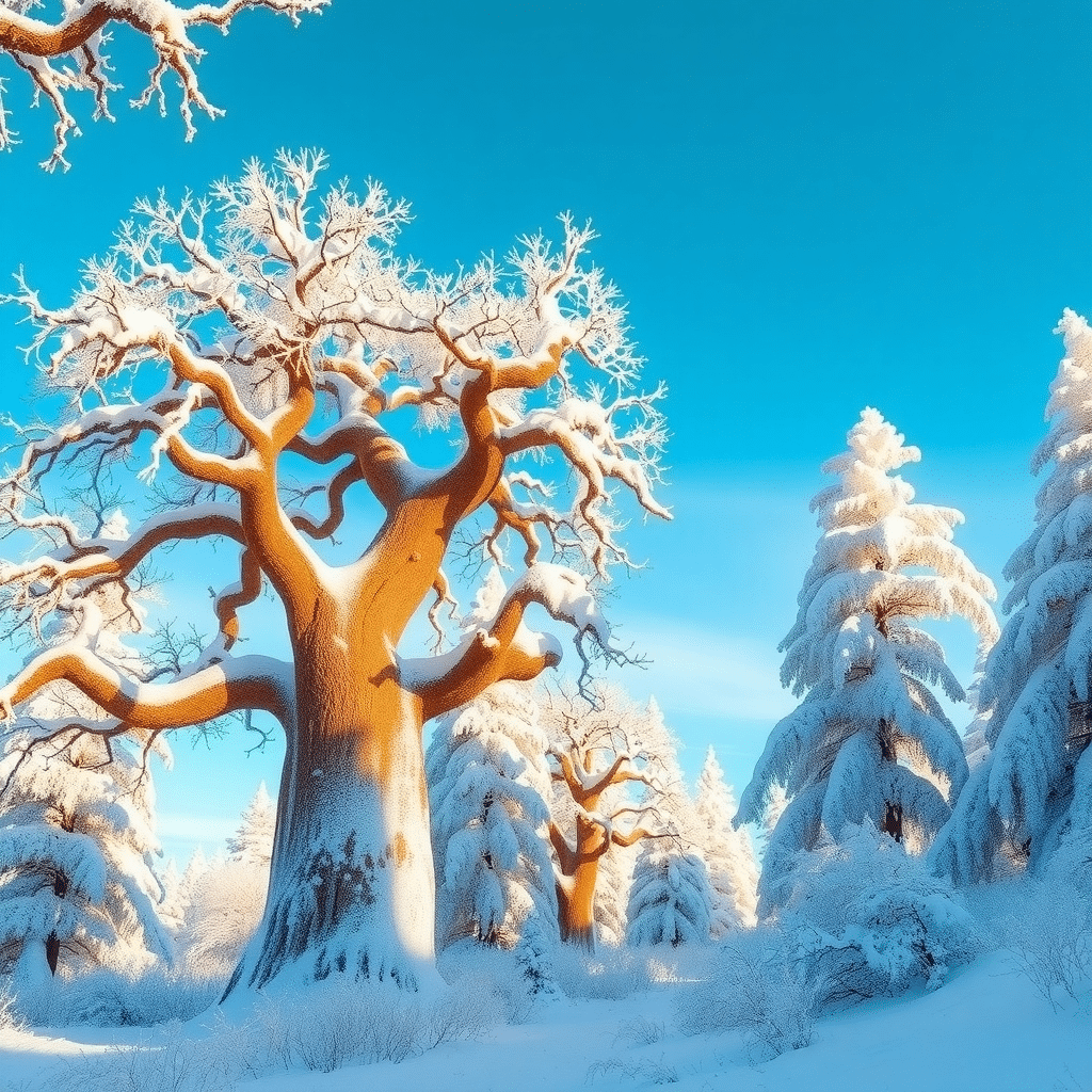 Winter’s Whispering Forest of Frozen Wonders