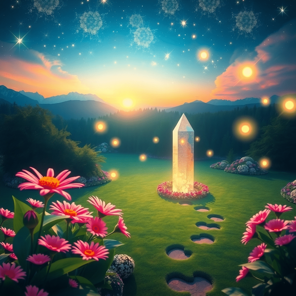 Whispers of Starlight: Celestial Oasis of Dreams