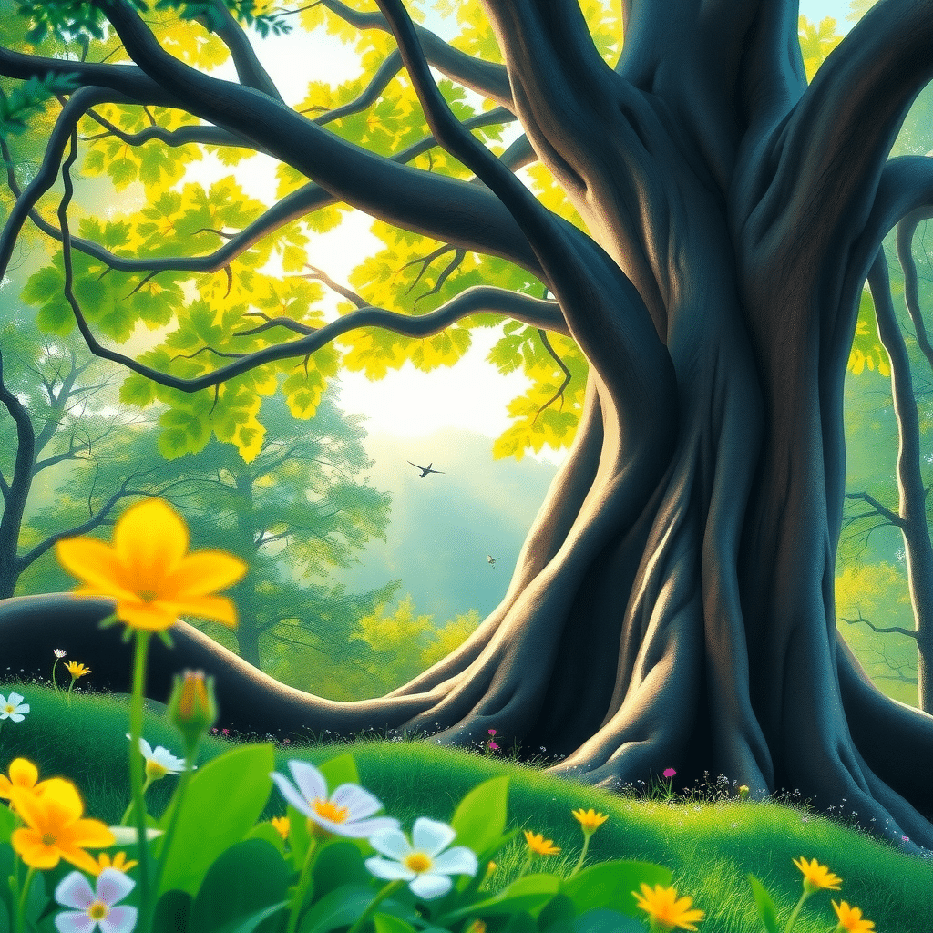 Whispers of Serenity: Ancient Guardian of the Glade