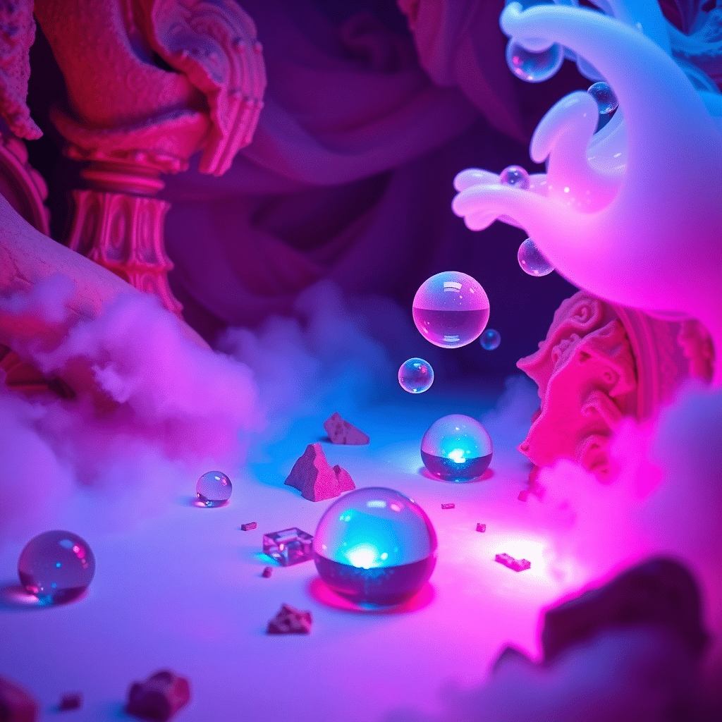 Whispers of the Cosmic Oracle Oasis