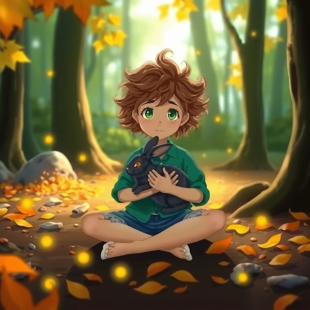 Whispers of Wonder: Luna’s Forest Solace Morning