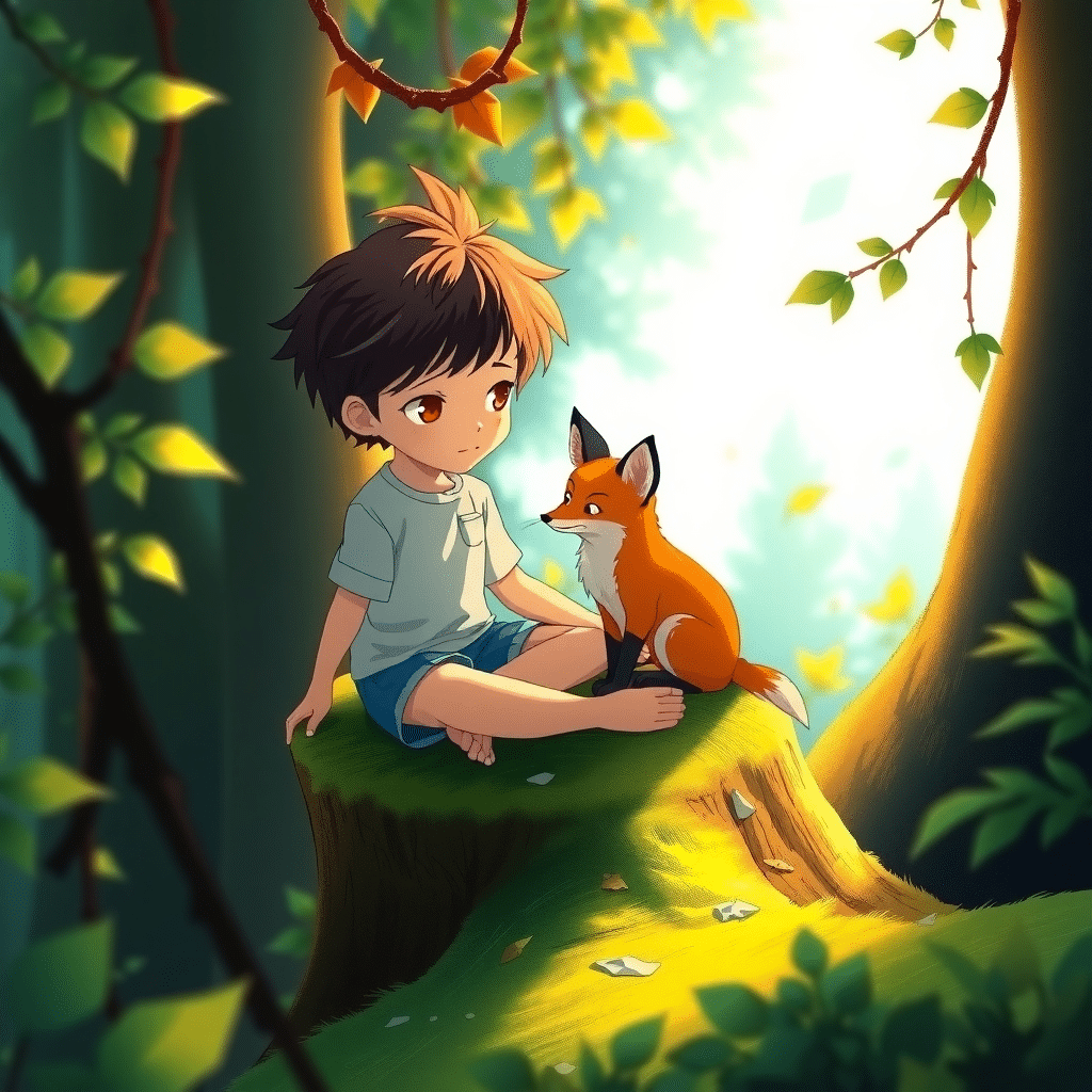 Mossy Morning Musings of Lila and Fox