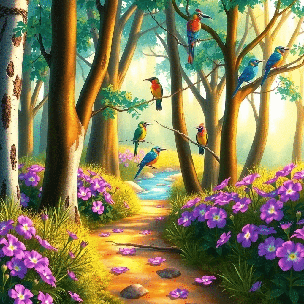 Whispers of Wonder in Goldenwood Forest