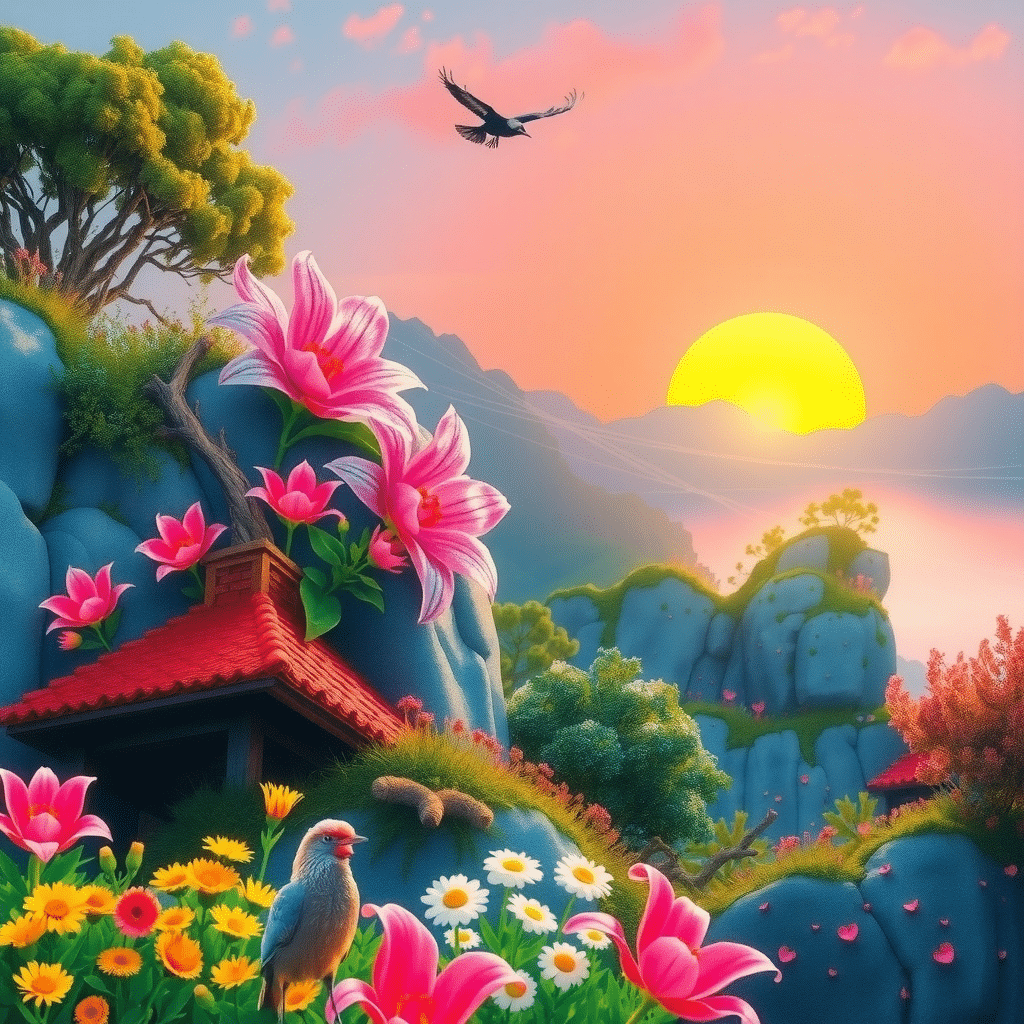 Whispers of Wildlife in Vivid Vistas