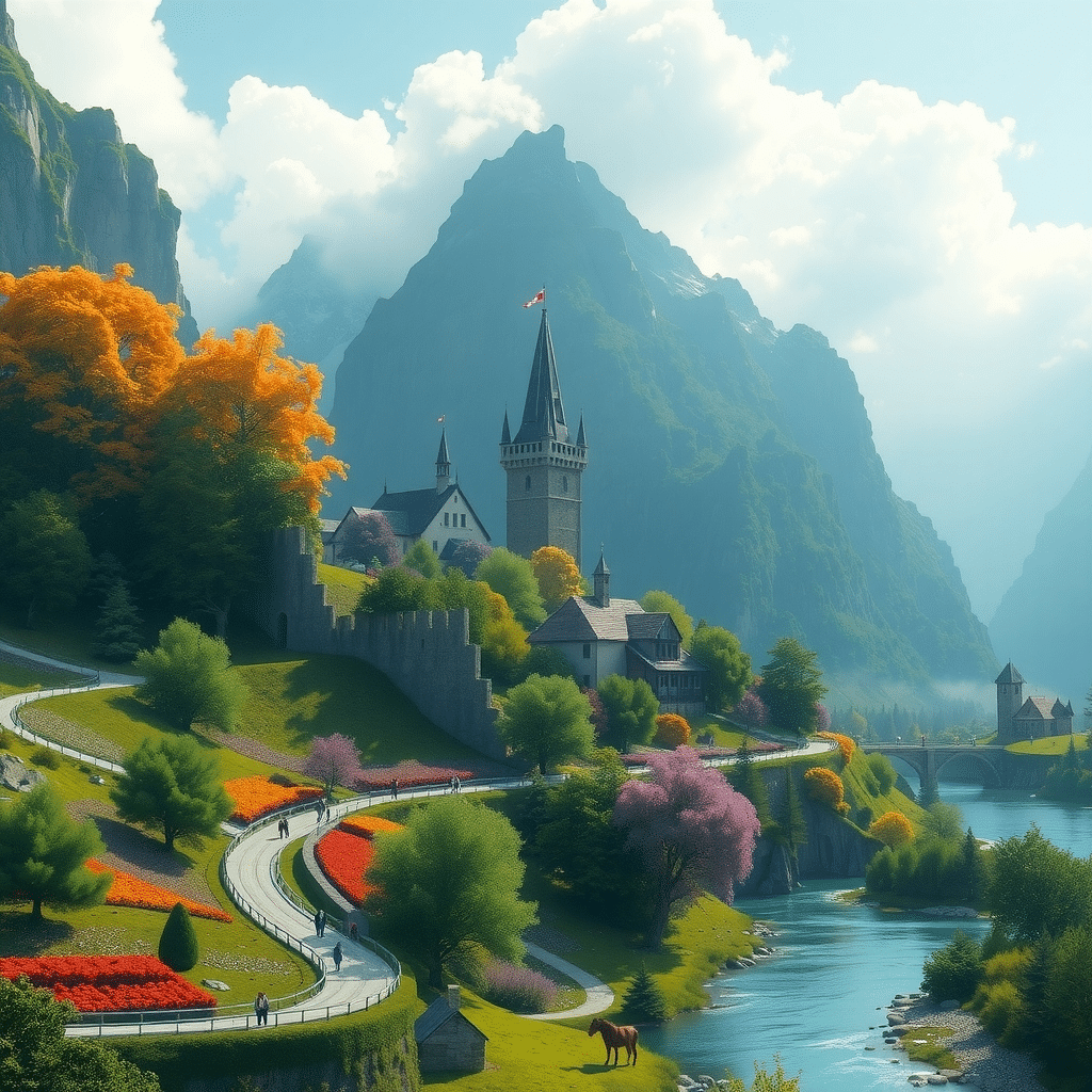 Whispering Winds of Azurestone Village