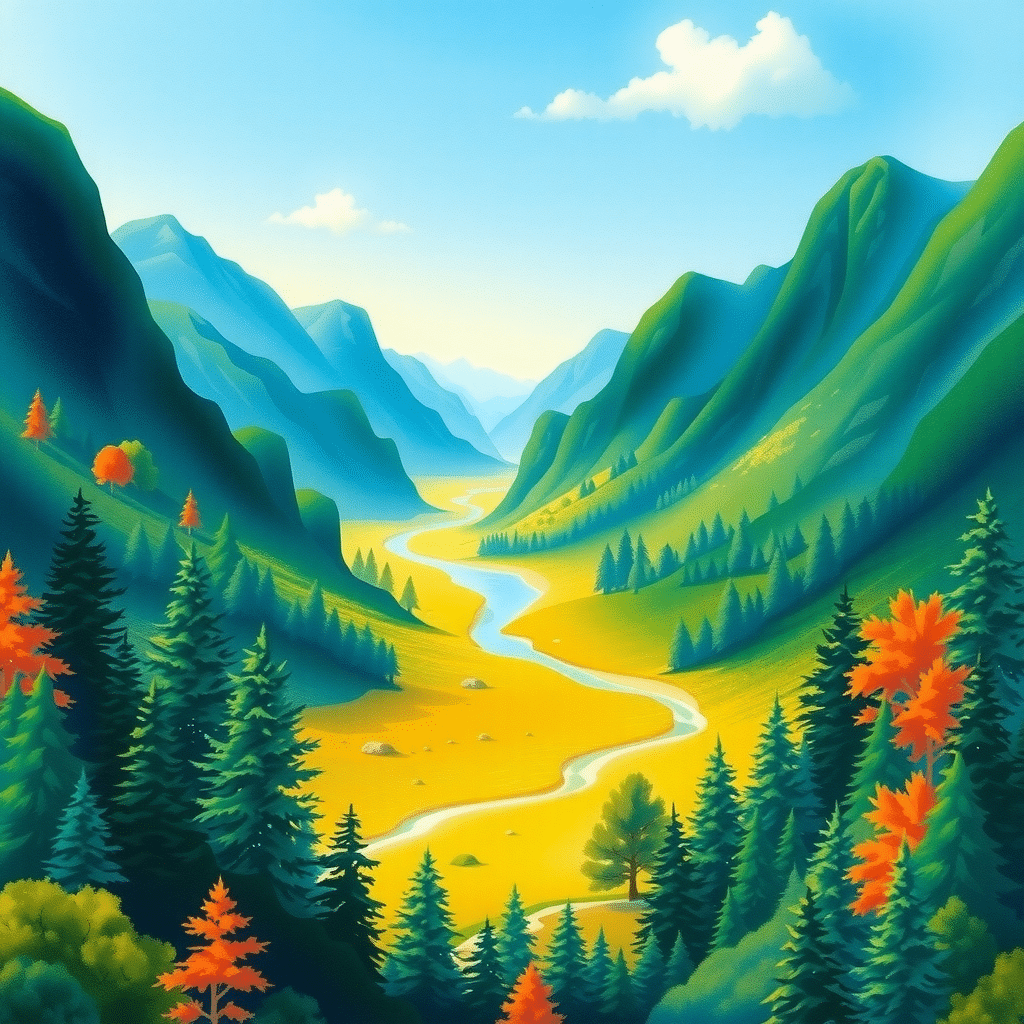 Mountain Haven: Serenity of Nature Unfolds