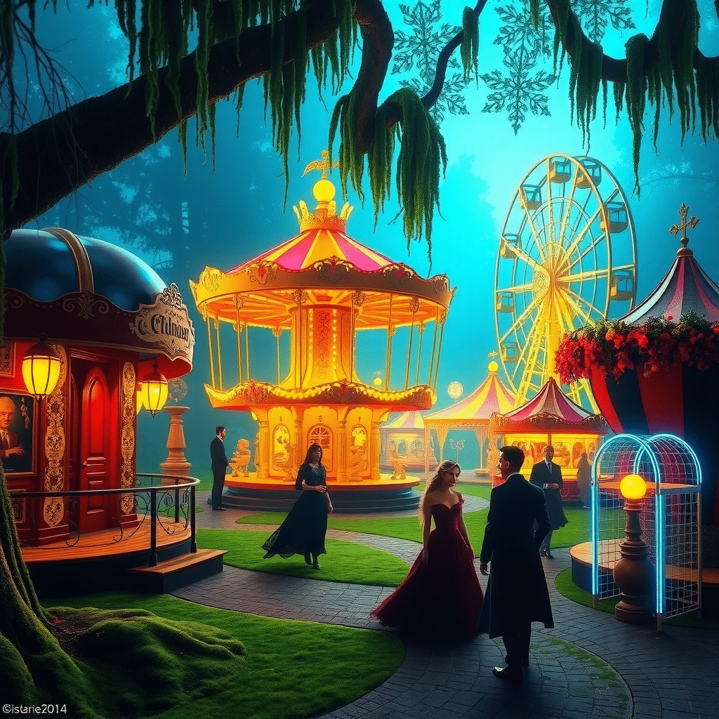 Mystic Twilight Carnival: Whispers of the Emerald Enclave
