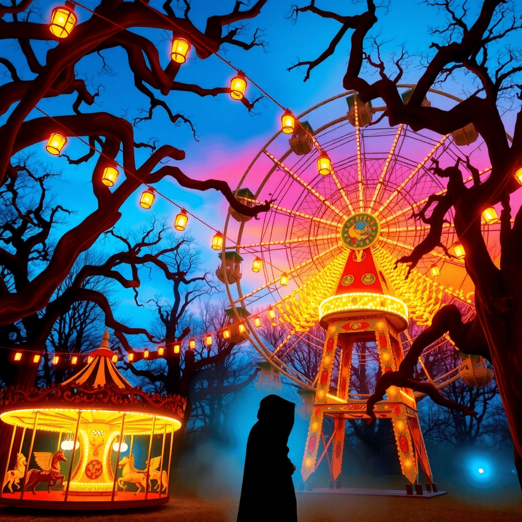 Twilight Whispers of Enchanted Nightfall Mystic Carnival