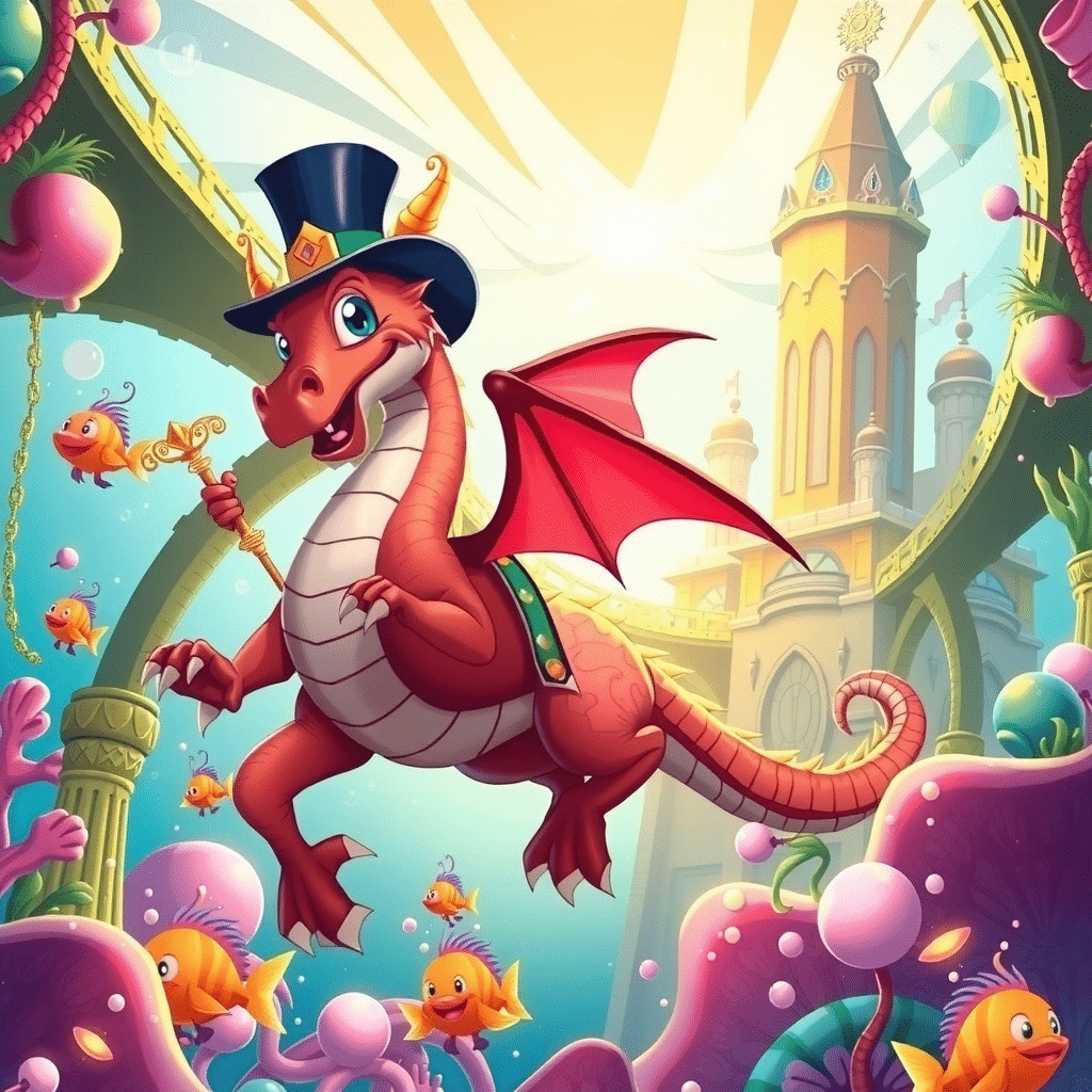 Sea Dragon Sovereign of Luminaria’s Morning Awakening