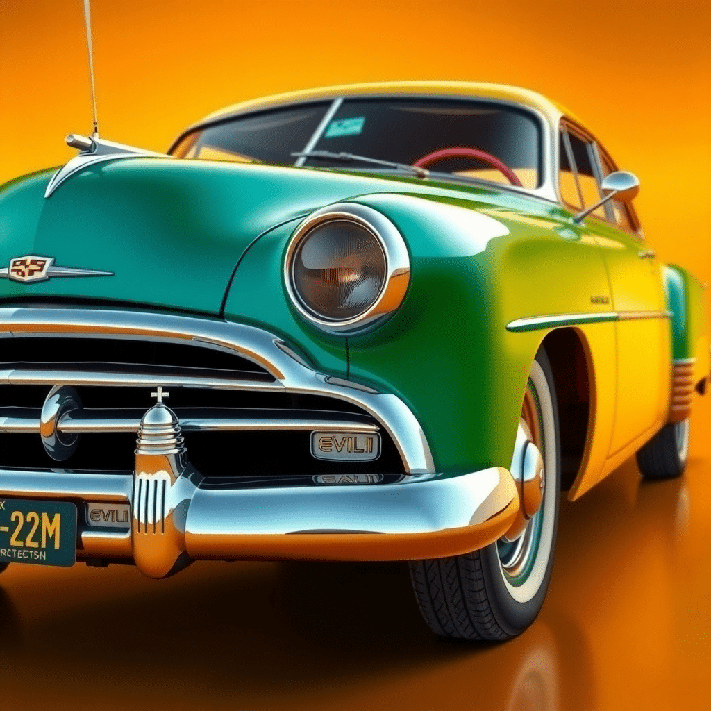 Vintage Vagabond: Elegance on Wheels in Motion