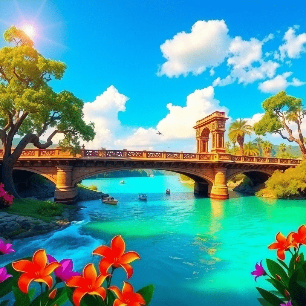 Whispering Wonders of Turquoise Serenity Arch